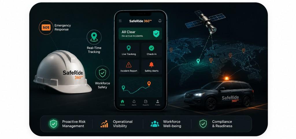 SafeRide 360 platform screen 1