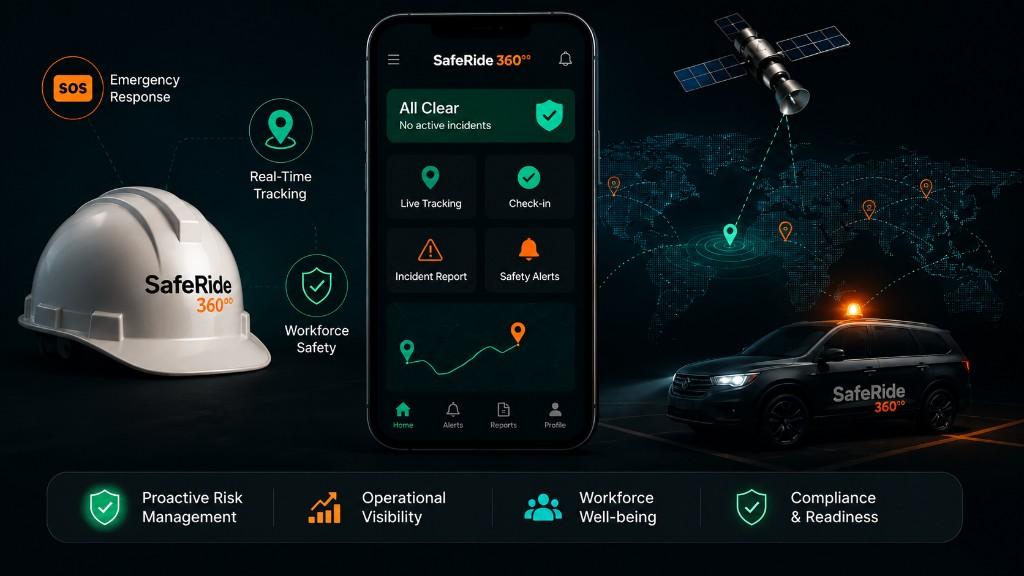 SafeRide 360 enterprise safety dashboard